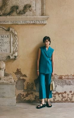 The Row Delanie Leather Bag