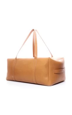 The Row Gio Leather Duffle Bag 12 The Row Gio Leather Duffle Bag -Lady Fashion Store the row neutral gio 3