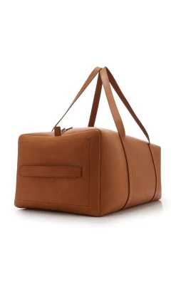 The Row Gio Leather Duffle Bag 13 The Row Gio Leather Duffle Bag -Lady Fashion Store the row neutral gio 4