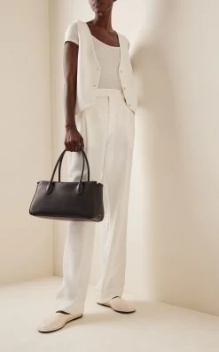 The Row Canal Leather Flats