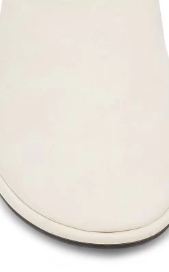 The Row Canal Leather Flats -Lady Fashion Store the row white canal leather flats 5