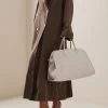 The Row Soft Margaux 15 Leather Tote Bag 1 The Row Soft Margaux 15 Leather Tote Bag -Lady Fashion Store the row white soft margaux 15