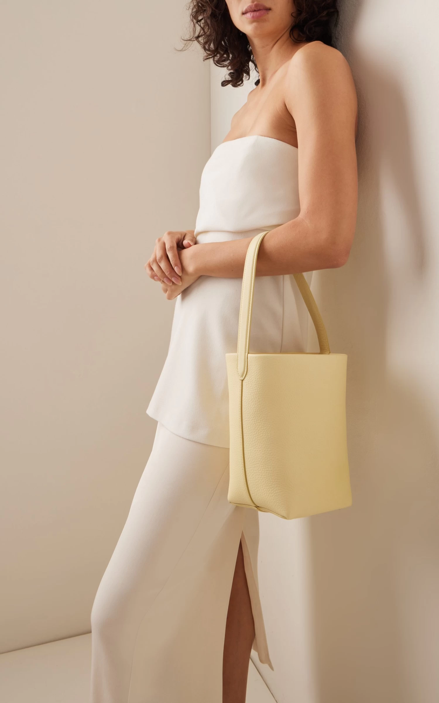 The Row Small Park N/S Leather Tote Bag 4 The Row Small Park N/S Leather Tote Bag - Image 2