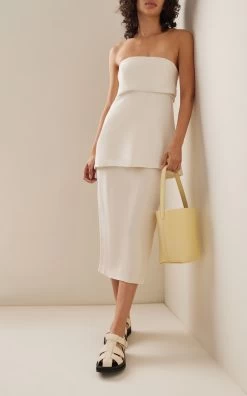 The Row Small Park N/S Leather Tote Bag