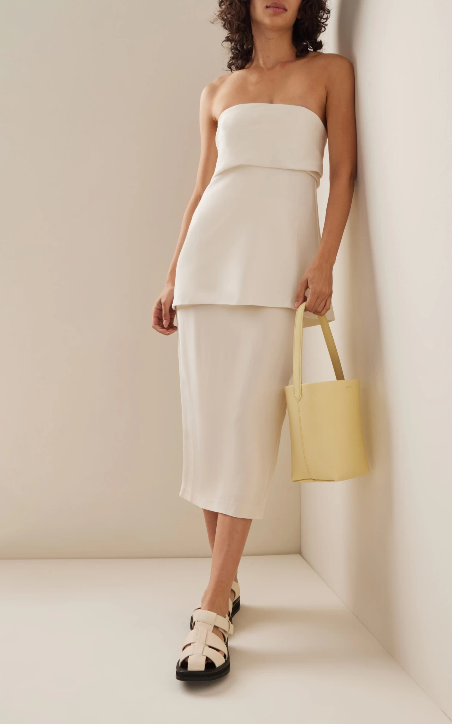 The Row Small Park N/S Leather Tote Bag 3 The Row Small Park N/S Leather Tote Bag