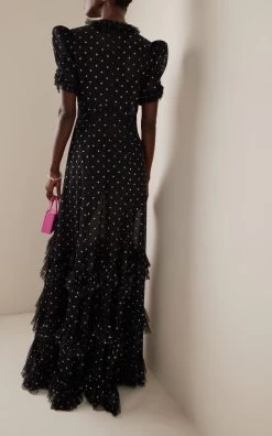 The Sky Rocket Ruffled Maxi Dress 8 The Sky Rocket Ruffled Maxi Dress -Lady Fashion Store the vampire s wife black the sky rocket ruffled maxi dress 2