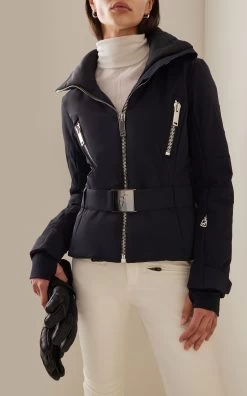 Rose Fur-Trimmed Shell Jacket