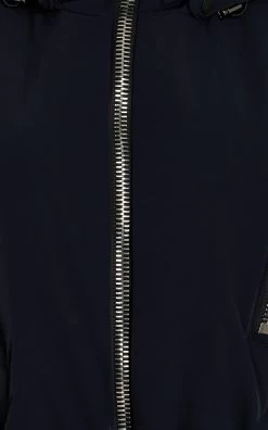 Rose Fur-Trimmed Shell Jacket -Lady Fashion Store toni sailer black rose w fur 4