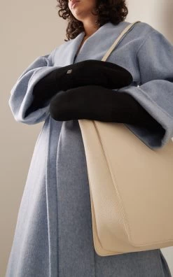 Toteme Suede Shearling Gloves