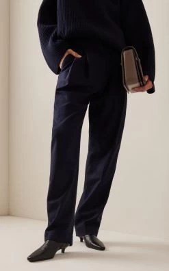 Toteme The Slim Leather Ankle Boots