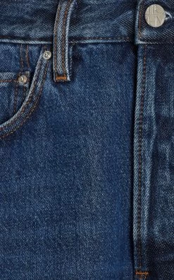 Toteme Classic Denim Shorts -Lady Fashion Store toteme blue classic denim shorts 3