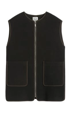 Toteme Felted Wool-Blend Vest