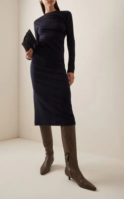 Toteme The Slim Leather Knee Boots