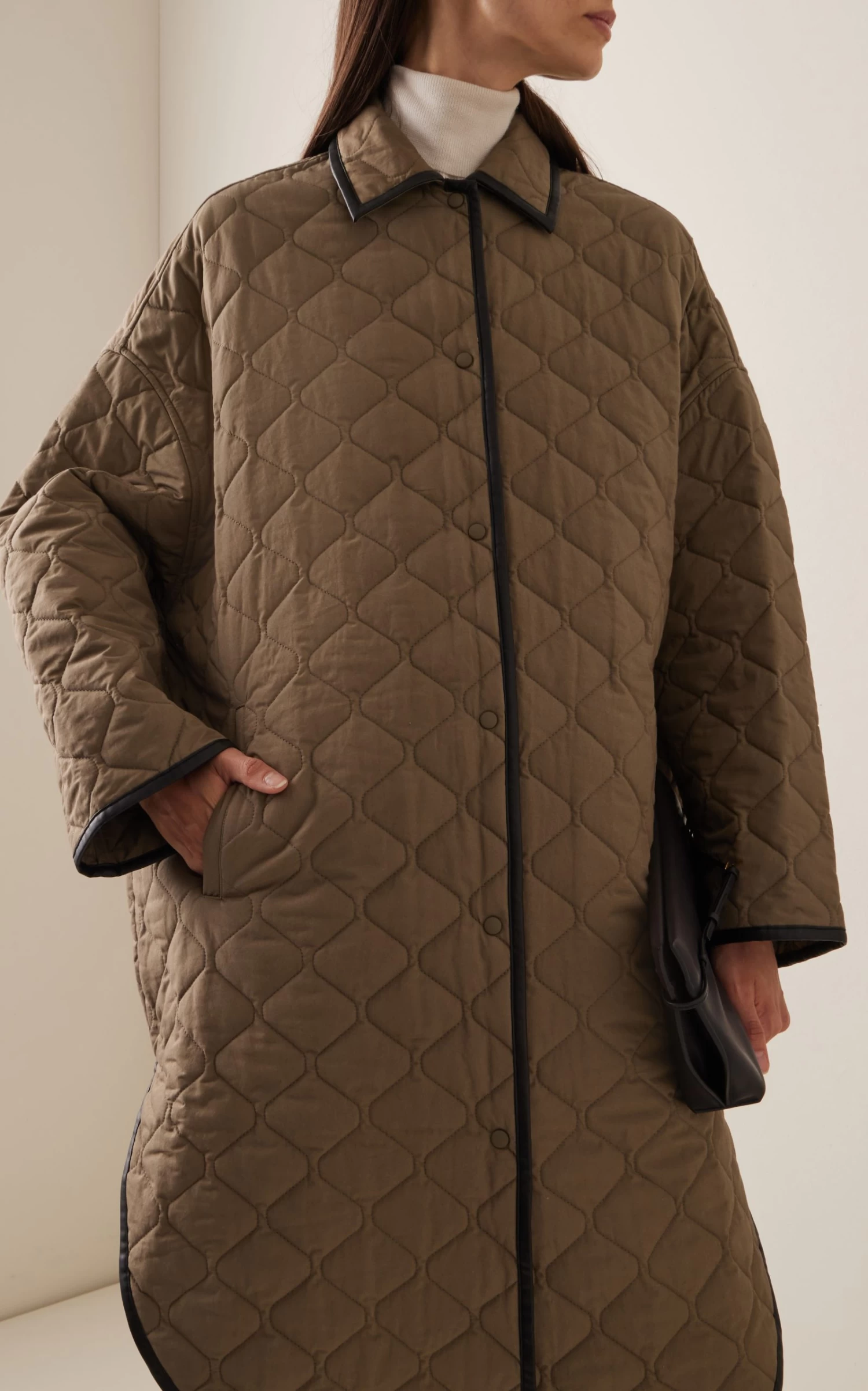 Toteme Quilted Cotton Cocoon Coat 4 Toteme Quilted Cotton Cocoon Coat - Image 2