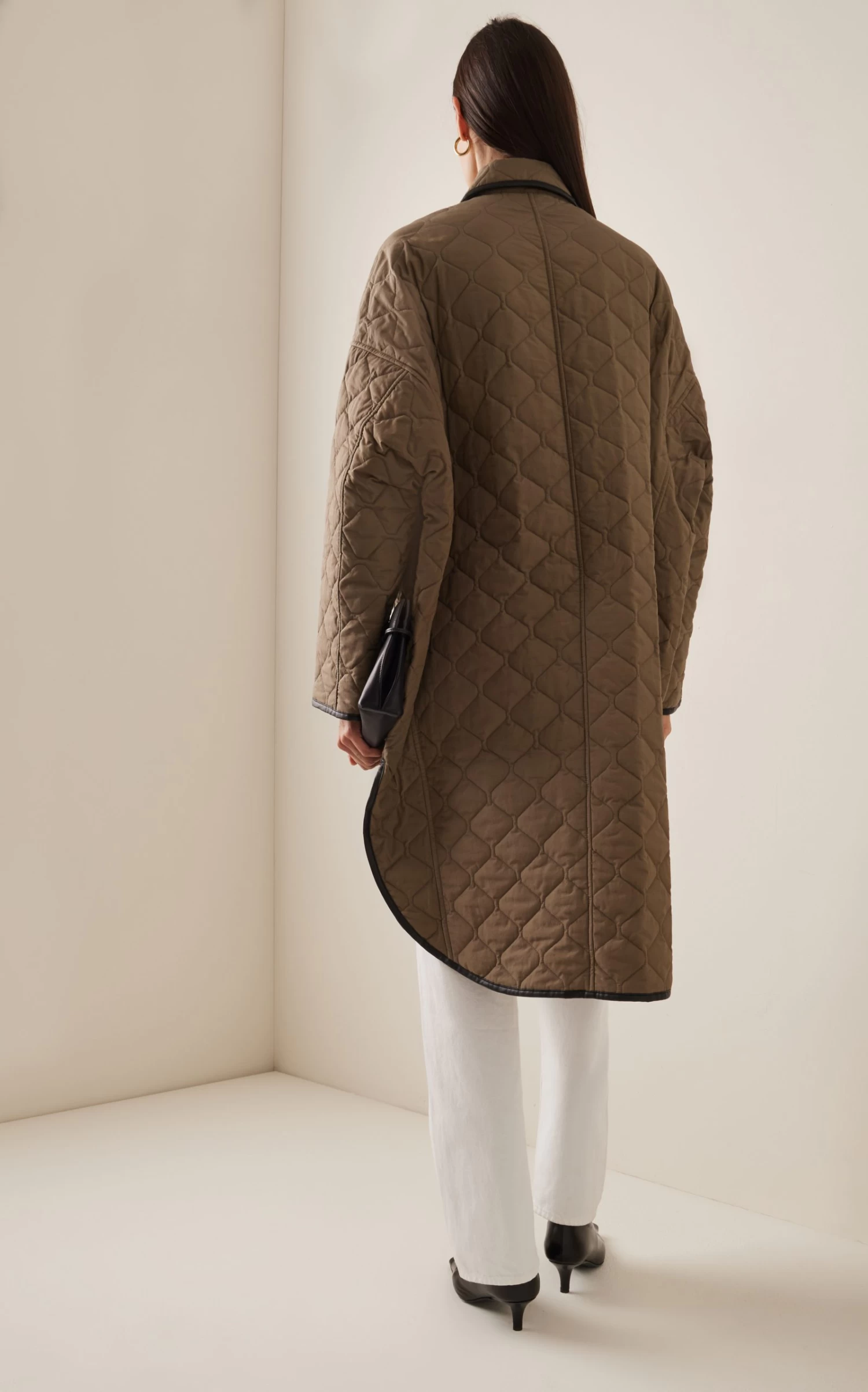 Toteme Quilted Cotton Cocoon Coat 5 Toteme Quilted Cotton Cocoon Coat - Image 3