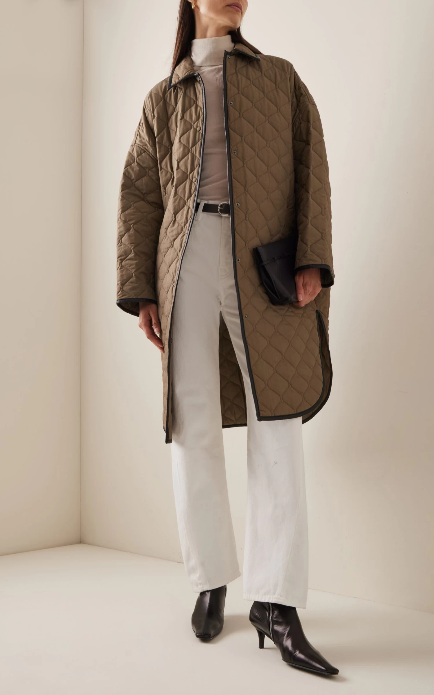 Toteme Quilted Cotton Cocoon Coat 3 Toteme Quilted Cotton Cocoon Coat