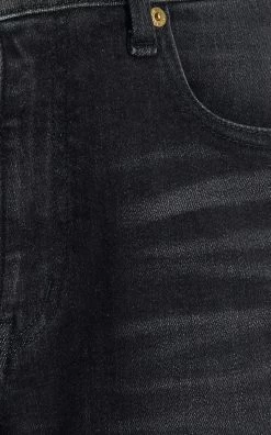 The Amethyst Stretch Mid-Rise Flared-Leg Jeans -Lady Fashion Store tu es mon tresor black the amethyst jean 3