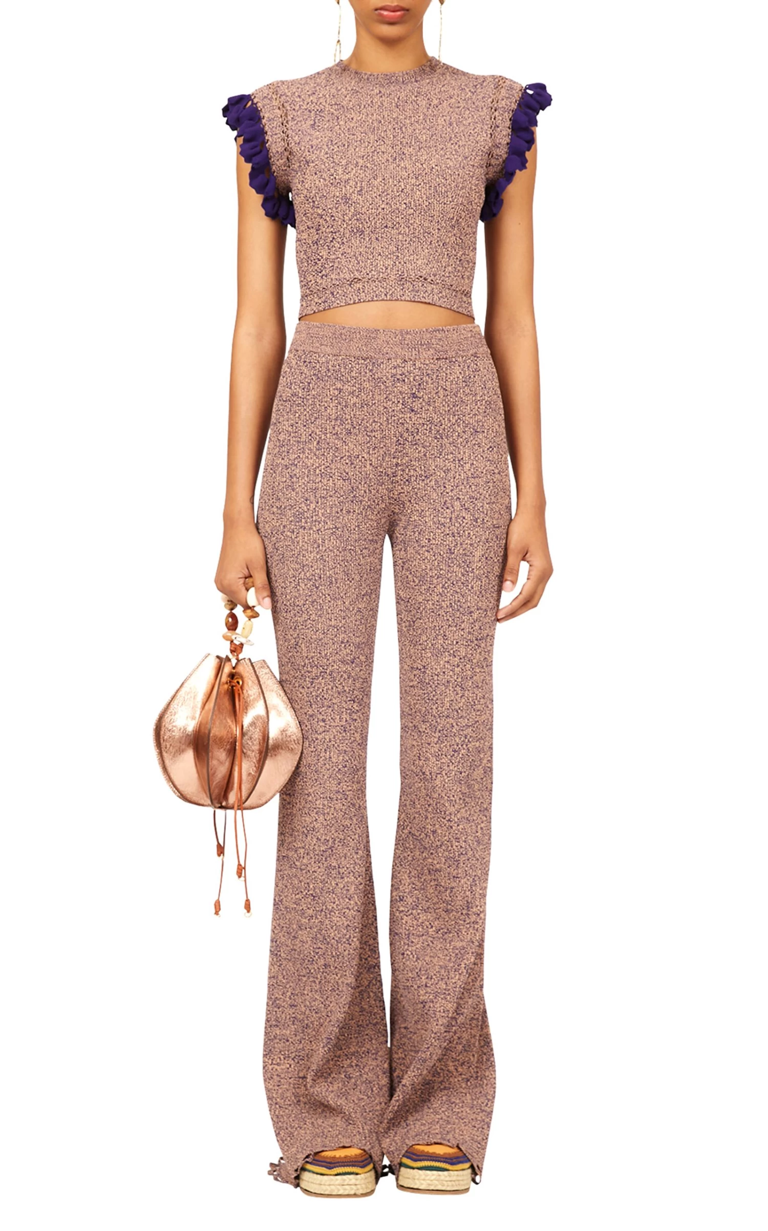 ULLA JOHNSON Shila Ruffled Knit Top 4 ULLA JOHNSON Shila Ruffled Knit Top - Image 2