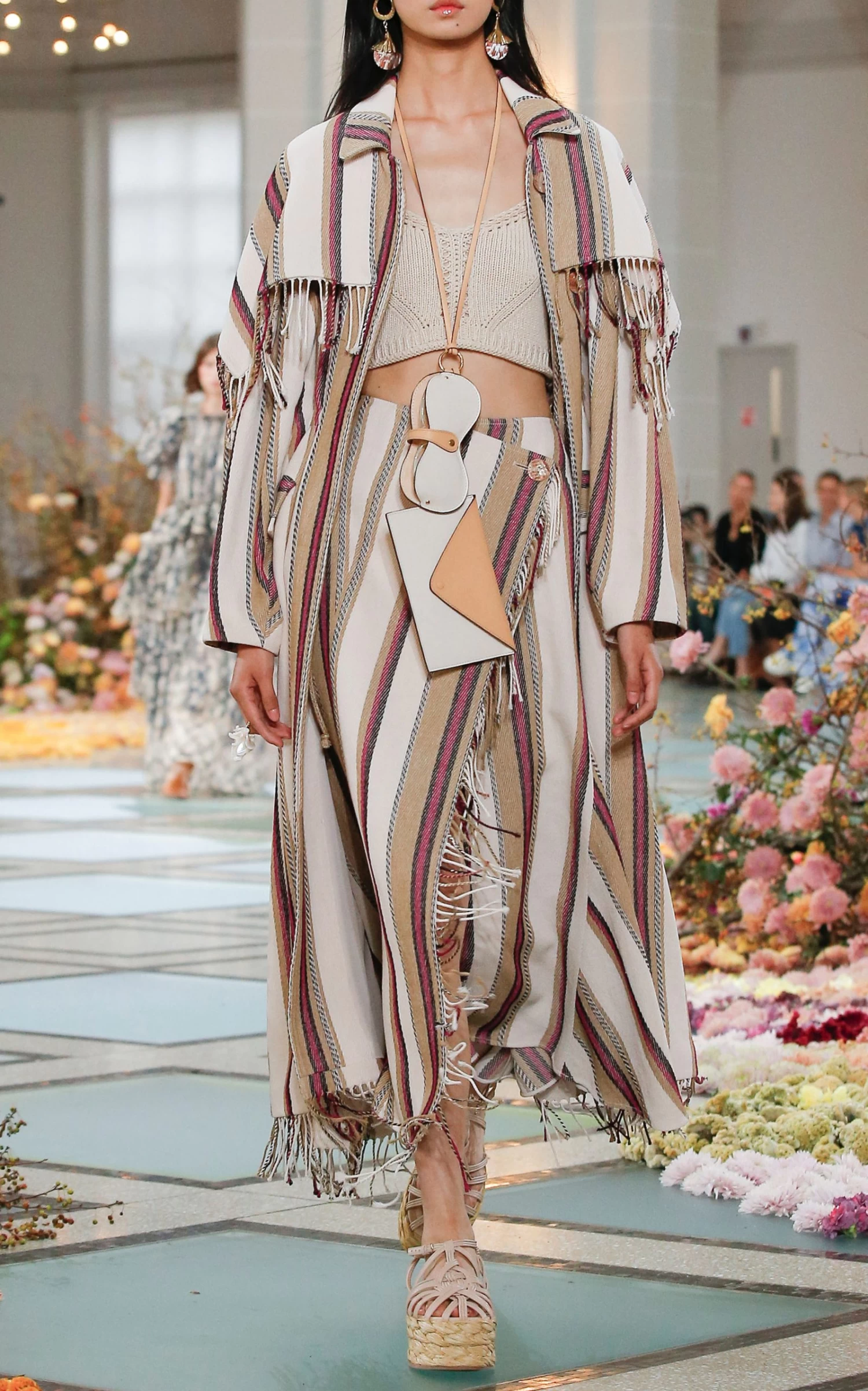 ULLA JOHNSON Abriana Striped Linen Maxi Wrap Skirt 6 ULLA JOHNSON Abriana Striped Linen Maxi Wrap Skirt - Image 4