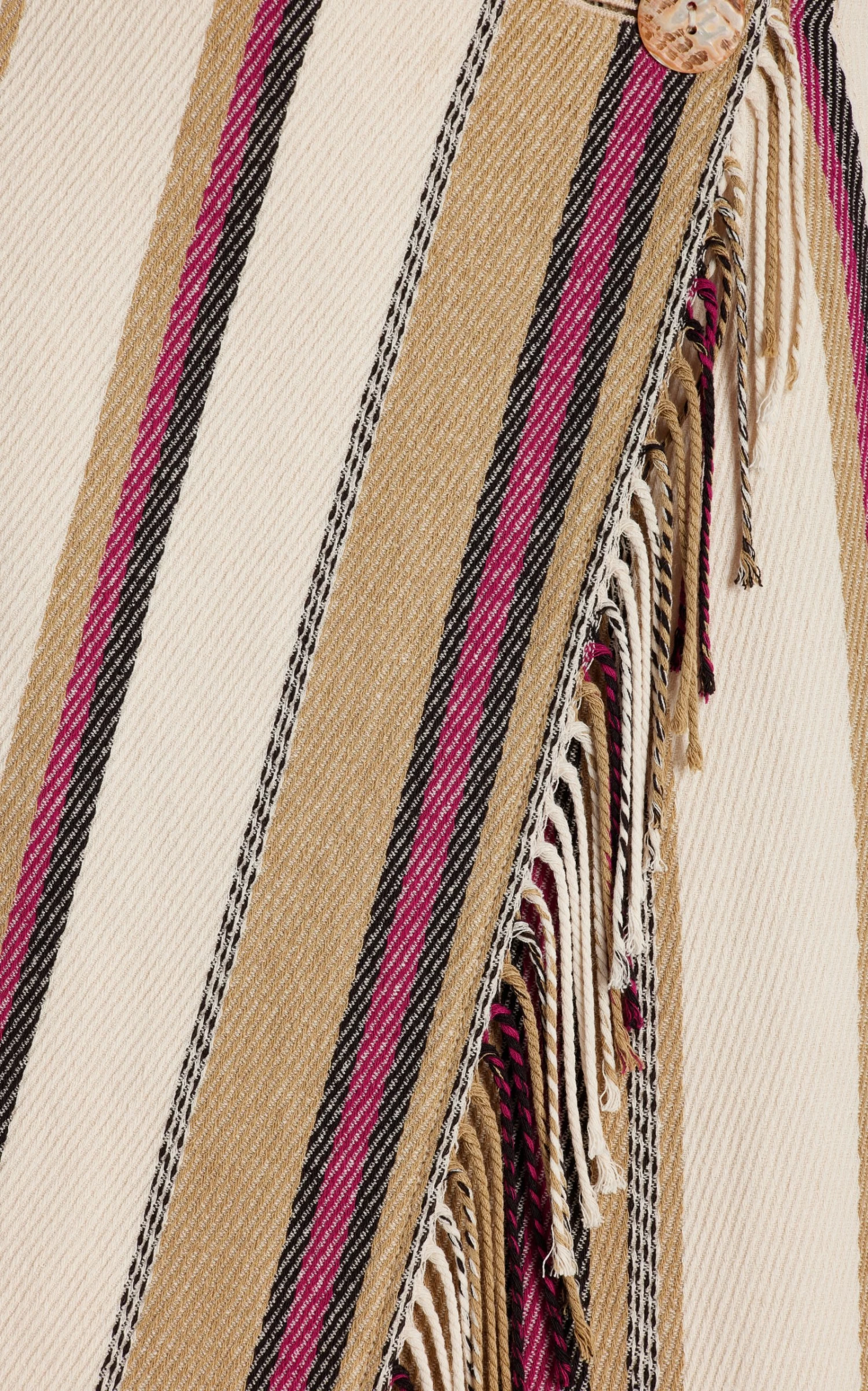 ULLA JOHNSON Abriana Striped Linen Maxi Wrap Skirt 8 ULLA JOHNSON Abriana Striped Linen Maxi Wrap Skirt - Image 6