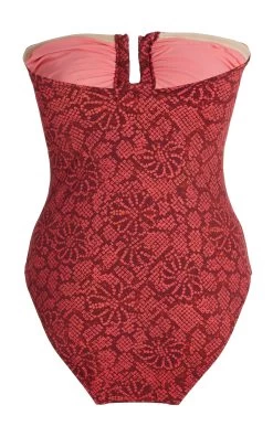 ULLA JOHNSON Monterey Maillot Swimsuit -Lady Fashion Store ulla johnson print monterey maillot 2