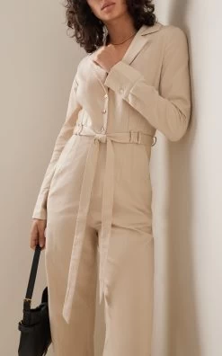 Marlies Tencel Jumpsuit -Lady Fashion Store usisi ivory marlies jumpsuit 2