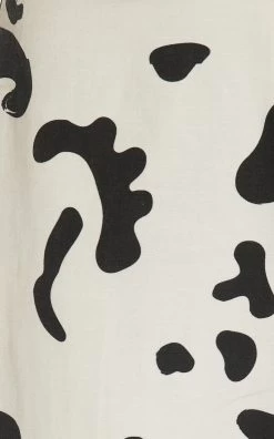 Viola Printed Slub Pants -Lady Fashion Store usisi print viola trousers 3