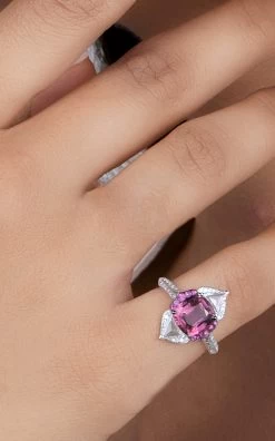 18k White Gold Arch Of Heaven Multi-Stone Ring