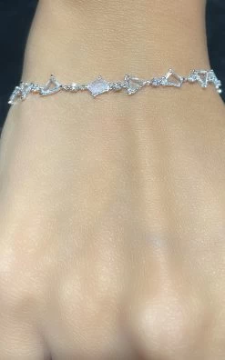 18K White Gold The Portrait Diamond Bracelet