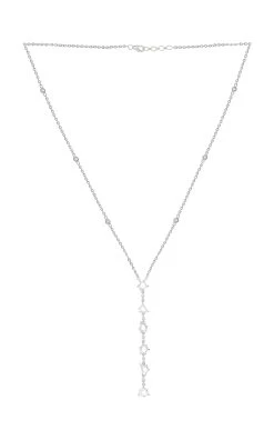 18K White Gold The Portrait Diamond Necklace