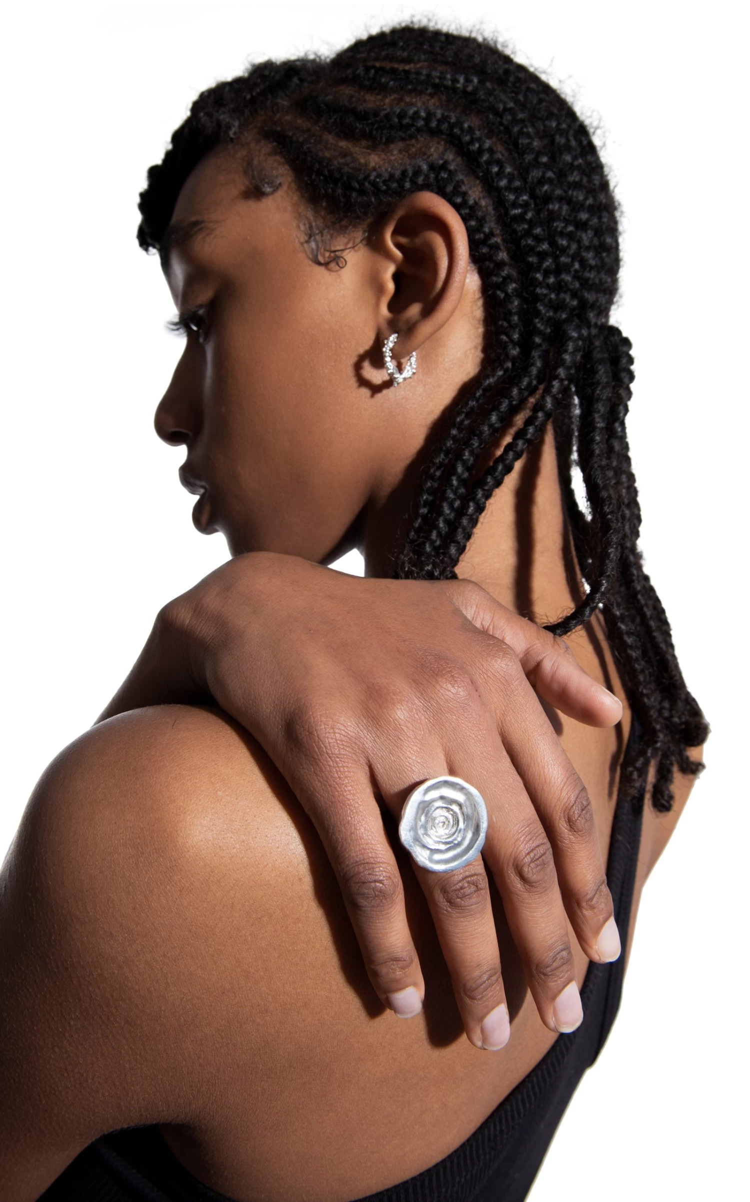 The Narcissus Platinum-Plated 925 Silver Ring 4 The Narcissus Platinum-Plated 925 Silver Ring - Image 2