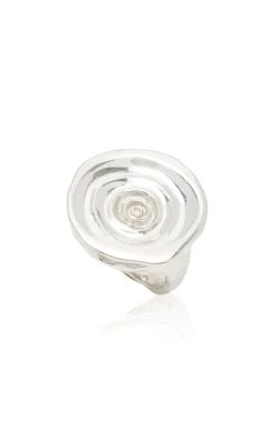 The Narcissus Platinum-Plated 925 Silver Ring 9 The Narcissus Platinum-Plated 925 Silver Ring -Lady Fashion Store vasiliki silver narcissus platinum plated 925 silver ring 2
