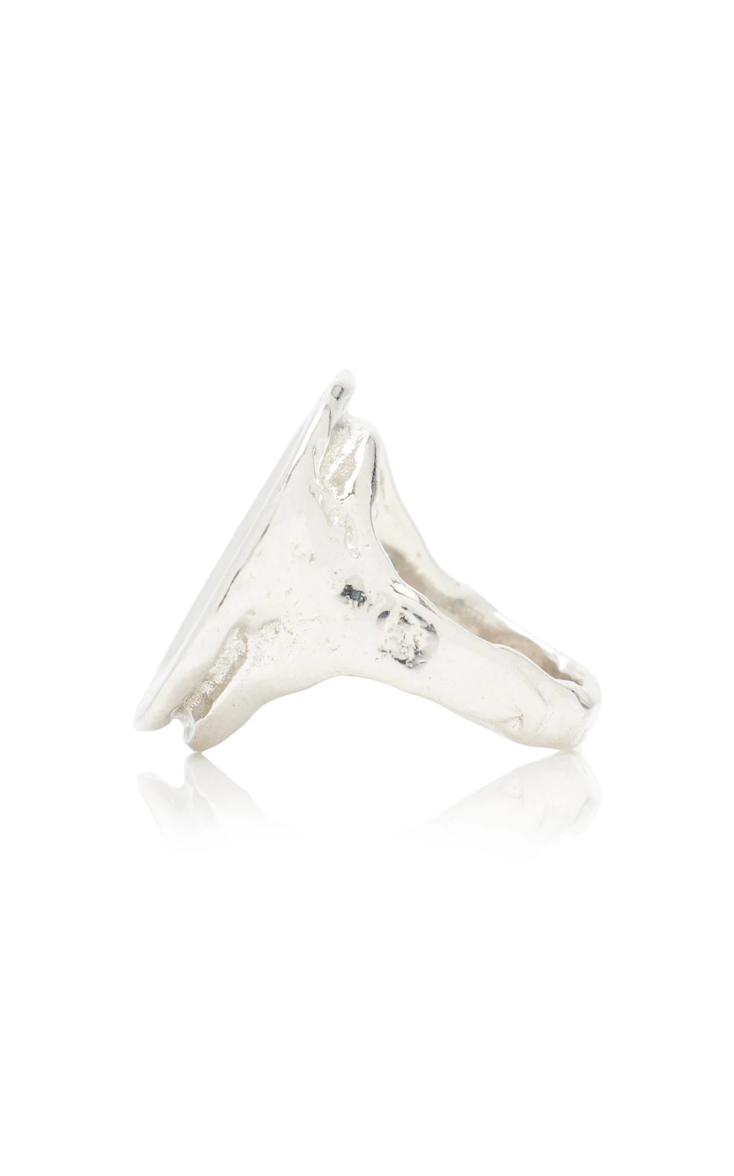 The Narcissus Platinum-Plated 925 Silver Ring 6 The Narcissus Platinum-Plated 925 Silver Ring - Image 4