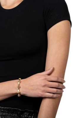 Chrona 18K Yellow Gold Cuff