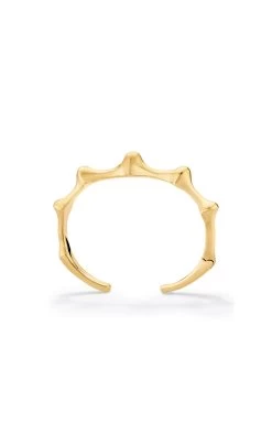 Chrona 18K Yellow Gold Cuff 9 Chrona 18K Yellow Gold Cuff -Lady Fashion Store vram gold 18k yellow gold chrona cuff 3