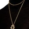 Chrona 18K Yellow Gold Necklace -Lady Fashion Store vram gold 18k yellow gold chrona pendant