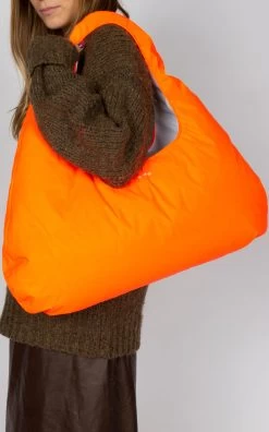 Large Reflective Tangerine Cloud