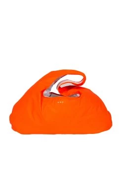 Large Reflective Tangerine Cloud -Lady Fashion Store w 78 st orange large reflective tangerine cloud 4