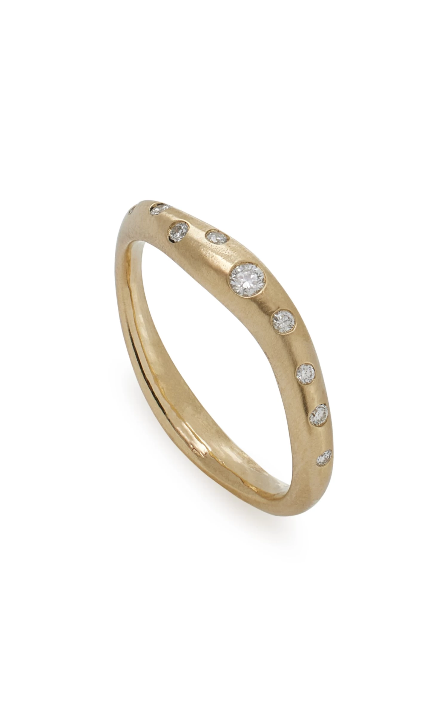 Touch Stacker II 14K Yellow Gold Diamond Ring 4 Touch Stacker II 14K Yellow Gold Diamond Ring - Image 2