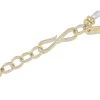 14K Yellow Gold Pearl Bracelet -Lady Fashion Store white space white 14k yellow gold pearl bracelet