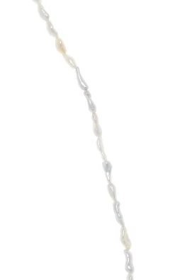 14K Yellow Gold Pearl Bracelet -Lady Fashion Store white space white 14k yellow gold pearl bracelet 2