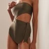 Zimmermann Laurel Scarf Tie One-Piece Swimsuit