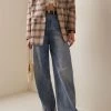 Zimmermann Luminosity Straight-Leg Jeans 1 Zimmermann Luminosity Straight-Leg Jeans -Lady Fashion Store zimmermann light wash luminosity wide straight leg jeans